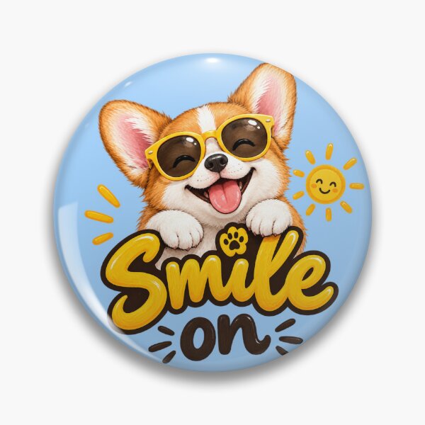 Item preview, Cute Corgi with Sunglasses designed and sold by lungpleecha.