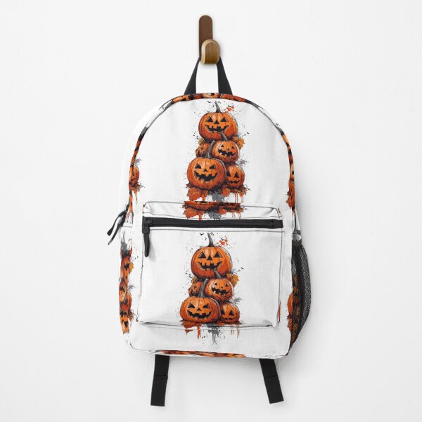 Item preview, Halloween Pumpkin Stack Spooky Jack O Lantern Fall Autumn Design designed and sold by anemiche.