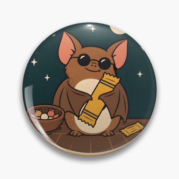 Item preview, Funny Halloween Candy Hoarder Bat, Trick or Treating Humor, Spooky Animal Meme, Unhinged Halloween Candy Lover designed and sold by Textify99.