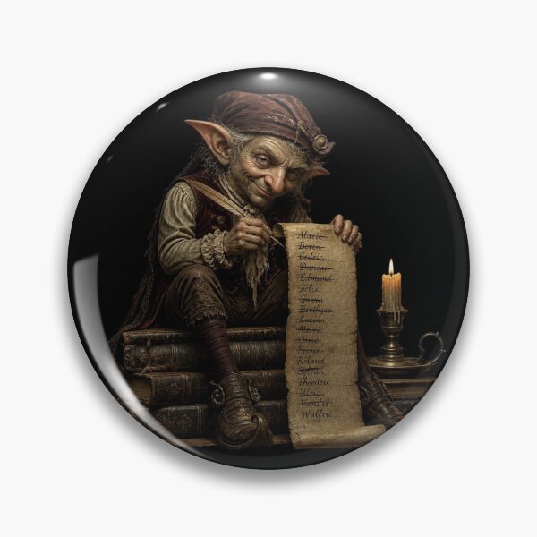 Item preview, Dark Academia Naughty Elf Vintage Christmas designed and sold by LazyDayzCo.