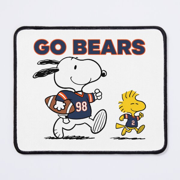 Item preview, Snoopy & Woodstock Chicago Bears Football Retro F703 designed and sold by GLUVY-THEME.
