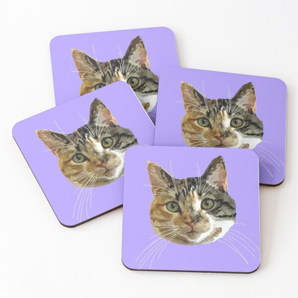 Item preview, Colorful Calico Cat Portrait designed and sold by Levi & Koda Studio.