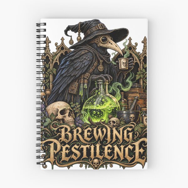 Item preview, Plague and Coffee designed and sold by CleanLine Studio.
