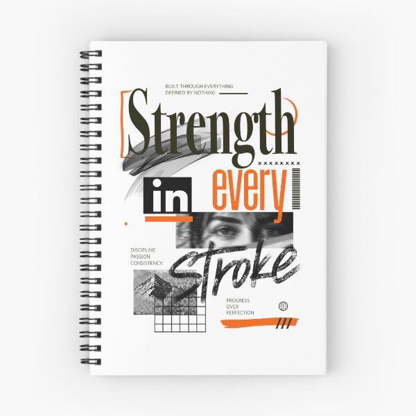 Item preview, Strength in Every Step – Motivational Typography Print designed and sold by tviyluv.