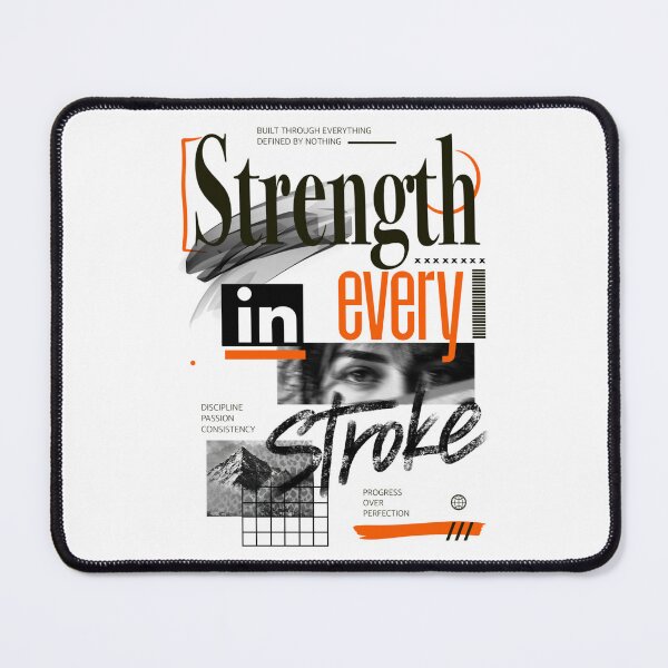 Item preview, Strength in Every Step – Motivational Typography Print designed and sold by tviyluv.