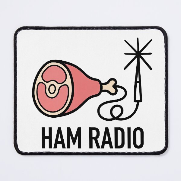 Item preview, Ham Radio - Ham & Antenna Funny Amateur Radio Design designed and sold by Sekla-Studio.