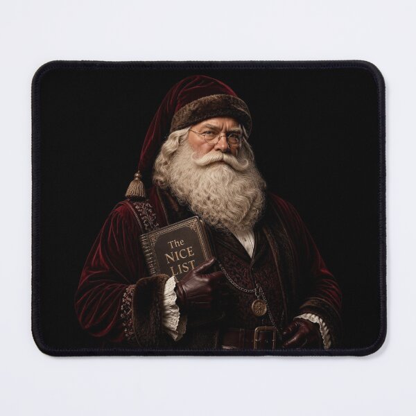 Item preview, Dark Academia Vintage Santa Claus Graphic designed and sold by LazyDayzCo.