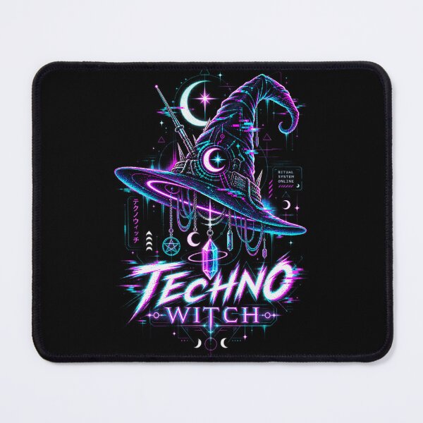 Item preview, Techno Witch – Cyberpunk Glitch Witchcraft designed and sold by JupiterGlitchEmpire.