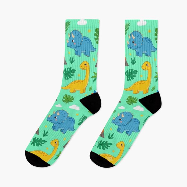Item preview, Cute Baby Dinosaur Tropical Seamless Pattern designed and sold by ShivCraftStudio.