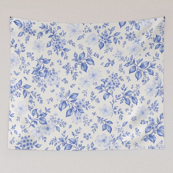 Item preview, Blue Porcelain Garden designed and sold by RoseAmourrr.