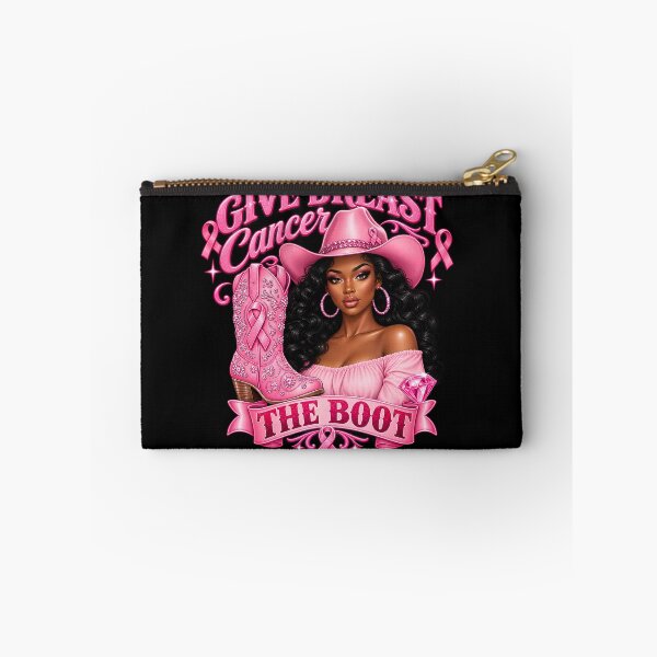 Item preview, Give Breast Cancer The Boot Pink Cowgirl Ribbon designed and sold by VGAfanatic.