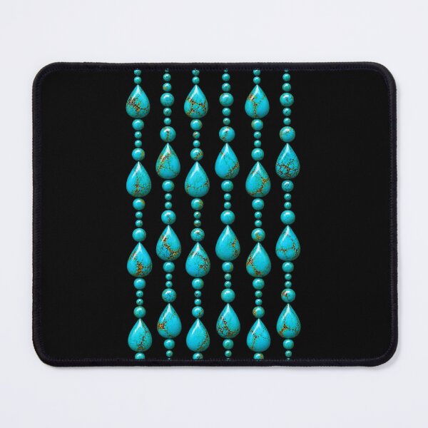 Item preview, BIRTHSTONE COLLECTION ⭐ CASCADE - DECEMBER • TURQUOISE • Modern designed and sold by WheelieGdArt.