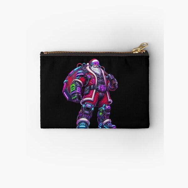 Item preview, Cyberpunk Mecha Santa Claus Cyborg Graphic designed and sold by LazyDayzCo.