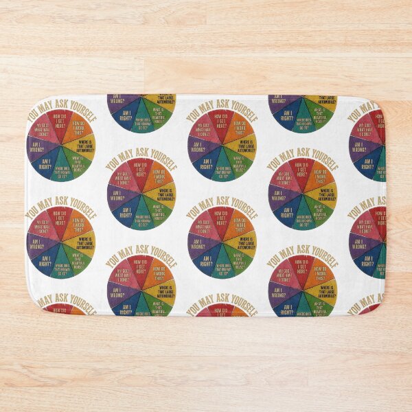 Item preview, You May Ask Yourself Funny Retro Pie Chart Distressed Graphic designed and sold by SEINENGAPPI18.