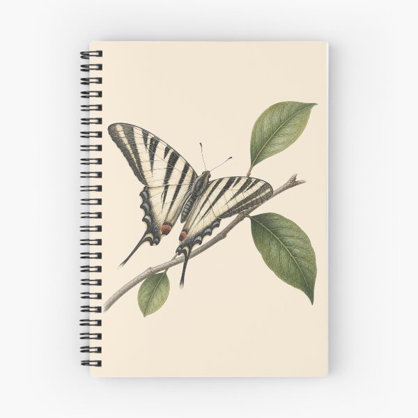 Item preview, Zebra Swallowtail Colored Pencil Nature Study designed and sold by BloomStudio1.