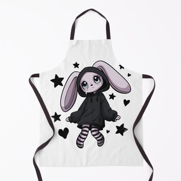 Item preview, Adorable Emo Bunny Mascot – Cute Y2K Aesthetic designed and sold by Retro Whimsy.