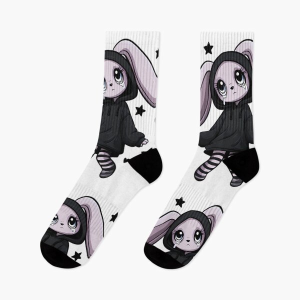 Item preview, Adorable Emo Bunny Mascot – Cute Y2K Aesthetic designed and sold by Retro Whimsy.