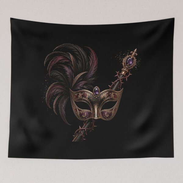 Item preview, Masquerade Mask | Venetian Victorian Gothic Opera Art designed and sold by Briarmoire.