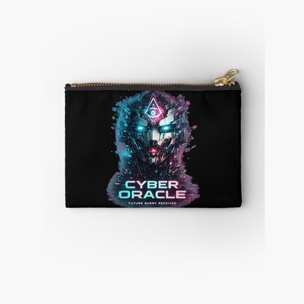 Aperçu de l'œuvre Cyber Oracle – Requête future reçue créée et vendue par JupiterGlitchEmpire.
