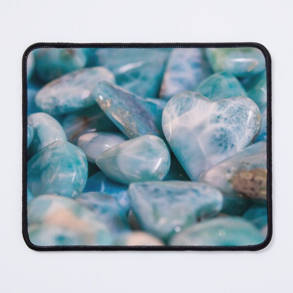 Item preview, Larimar Heart – Blue gemstone from the Caribbean designed and sold by Nicole Bleck.