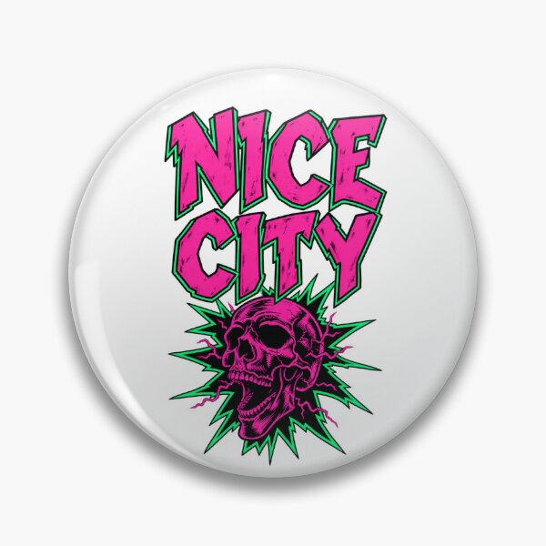 Item preview, Nice City Rock Ramones Skull Punk  designed and sold by Cool Riviera.