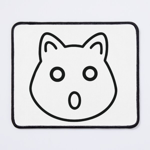 Item preview, Cute Feline Face Simple Cat Outline Art designed and sold by Ikochane.
