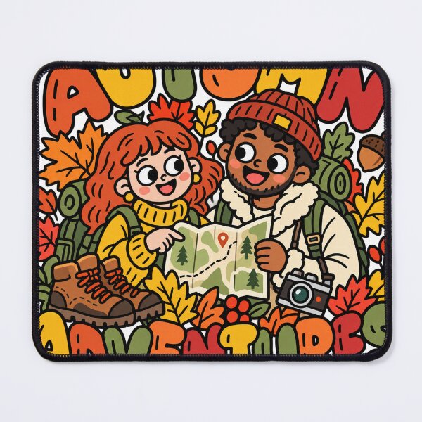 Item preview, Autumn Adventures Cute Autumn Travel Cartoon	 designed and sold by The198X.