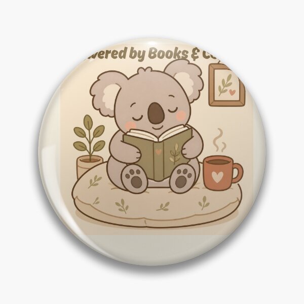 Item preview, Powered by books & coffee designed and sold by creativityisfun.