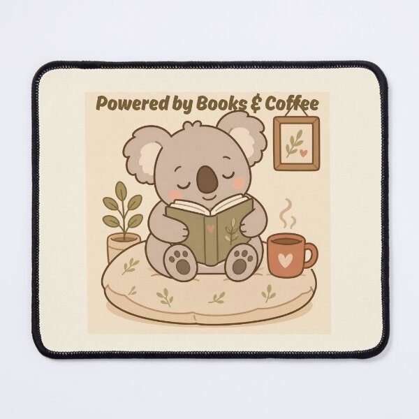 Item preview, Powered by books & coffee designed and sold by creativityisfun.