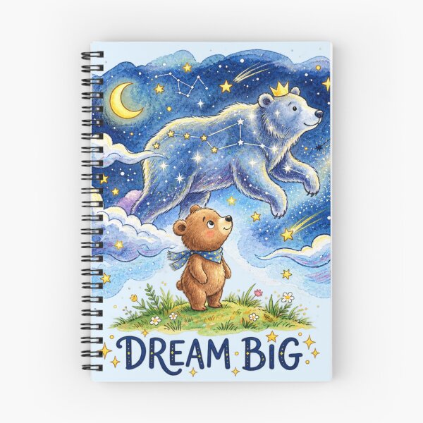 Item preview, Dream Big Little Bear Celestial Constellation Night Sky designed and sold by lungpleecha.