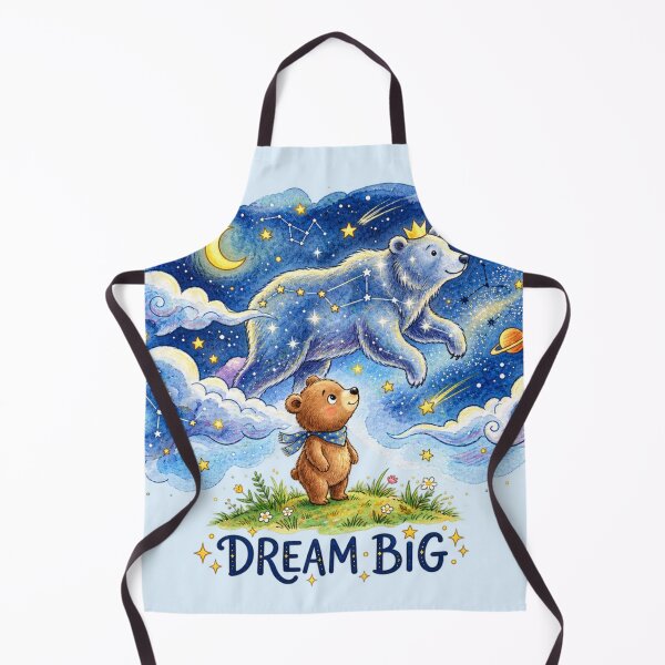 Item preview, Dream Big Little Bear Celestial Constellation Night Sky designed and sold by lungpleecha.