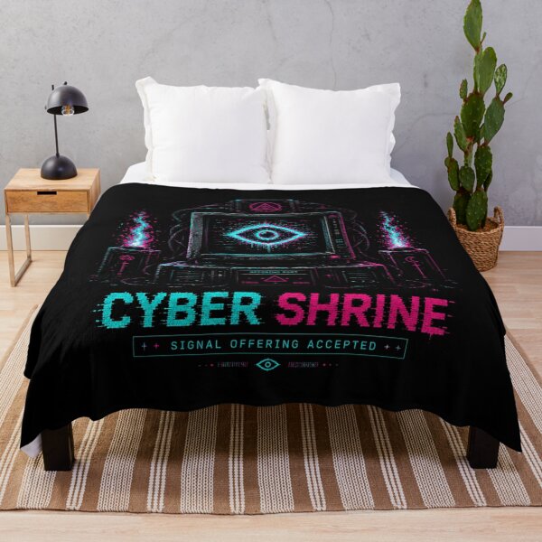 Item preview, Cyber Shrine – Signal Offering Accepted designed and sold by JupiterGlitchEmpire.