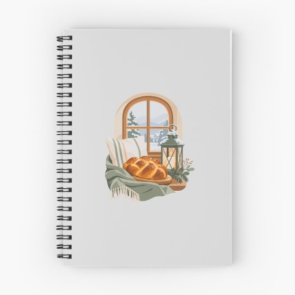 Item preview, Cozy Winter Window Scene with Bread and Lantern designed and sold by hattie's.