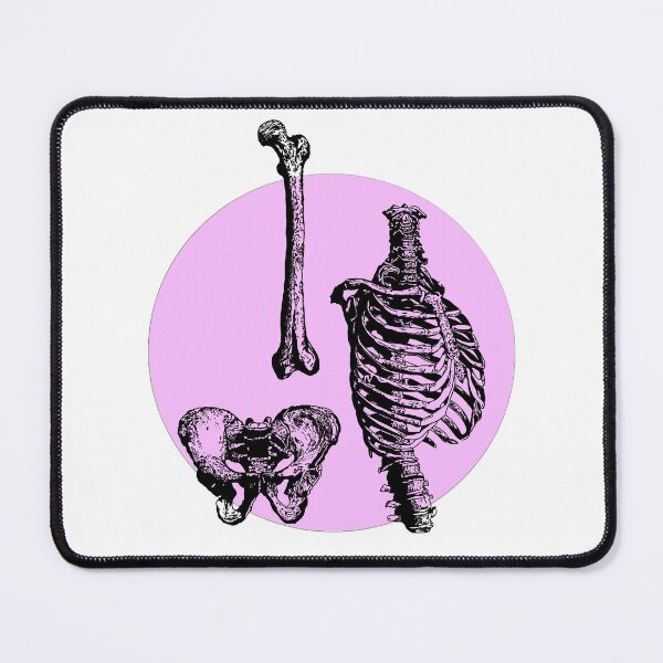 Item preview, graphic skeleton illustration  designed and sold by BethRoseArts.