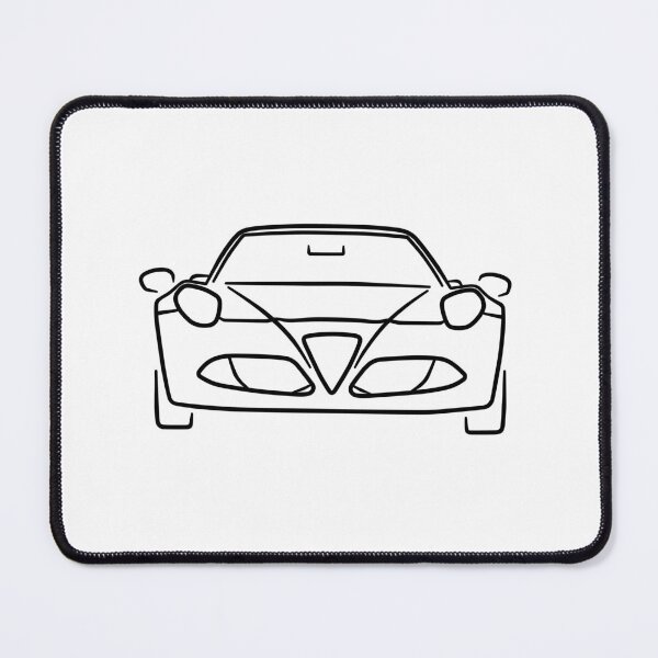 Item preview, Alfa 4C Sports Car Automotive Illustration designed and sold by AutoClub.