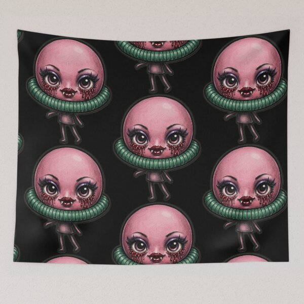 Item preview, Goth Vampire Chibi with Bleeding Eyes designed and sold by LujziWorld.