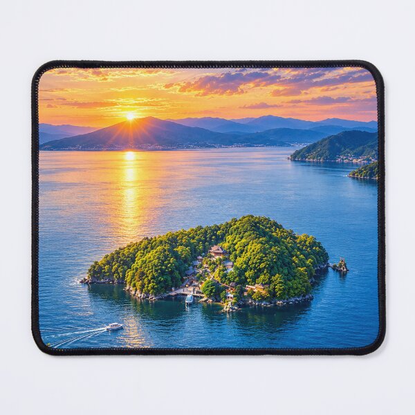 Item preview, Chikubushima Island at Sunset – Lake Biwa, Japan designed and sold by CHANNELZIPANG.
