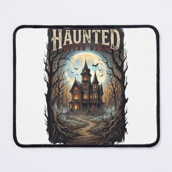 Item preview, Haunted After Dark Halloween Shirt – Gothic Haunted House Spooky T-Shirt designed and sold by SAJ Design Studio.