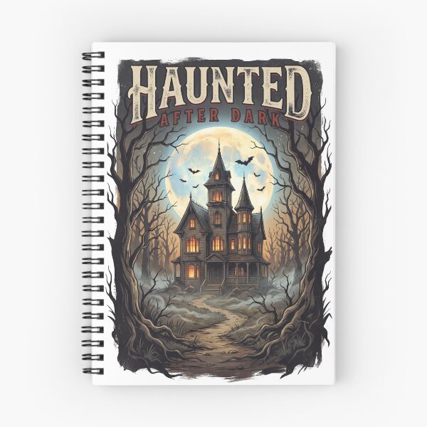 Item preview, Haunted After Dark Halloween Shirt – Gothic Haunted House Spooky T-Shirt designed and sold by SAJ Design Studio.