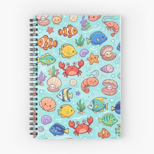 Item preview, Cute Kawaii Sea Life Pattern designed and sold by lungpleecha.