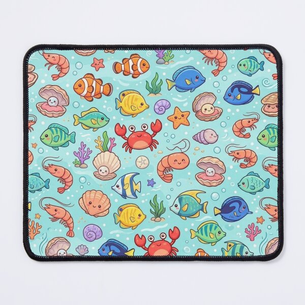 Item preview, Cute Kawaii Sea Life Pattern designed and sold by lungpleecha.