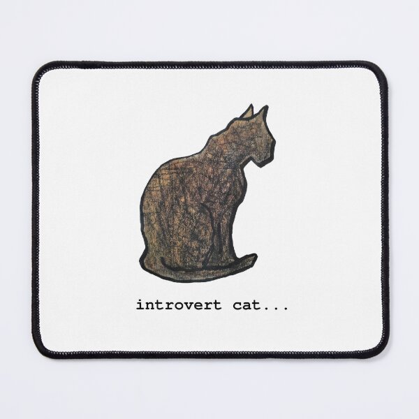 Item preview, Introvert Cat designed and sold by alczar.