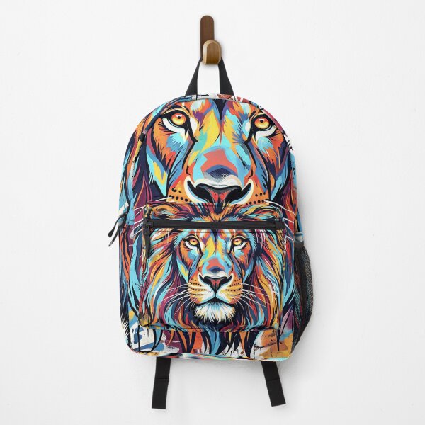 Item preview, Vibrant Street Art Lion Head Mural designed and sold by Marcu Ioachim.