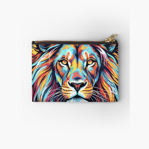 Item preview, Vibrant Street Art Lion Head Mural designed and sold by Marcu Ioachim.
