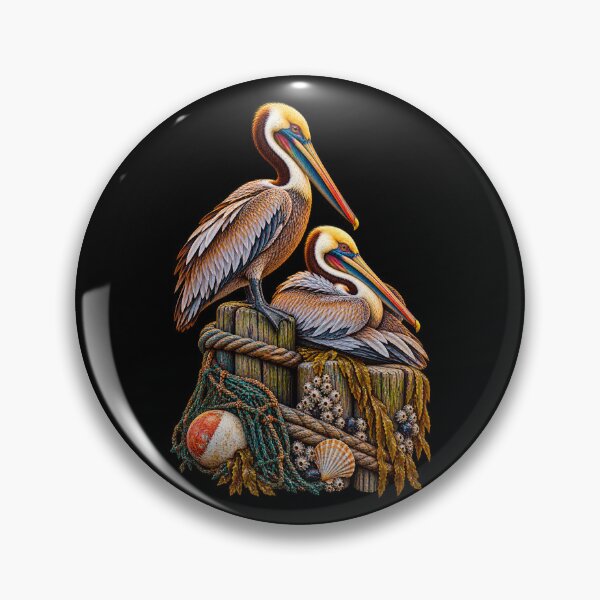 Item preview, Coastal Pelican Pair designed and sold by RockitBaby.