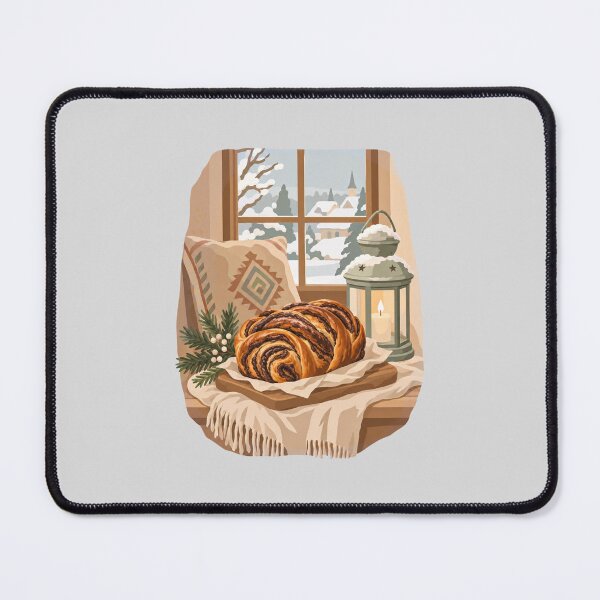 Item preview, Cozy Winter Morning with Pastries by the Window designed and sold by hattie's.