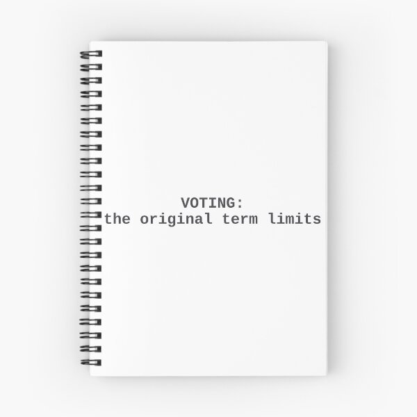 Item preview, Voting Is the Original Term Limits - Charcoal | Funny Political T-Shirt designed and sold by byork215.