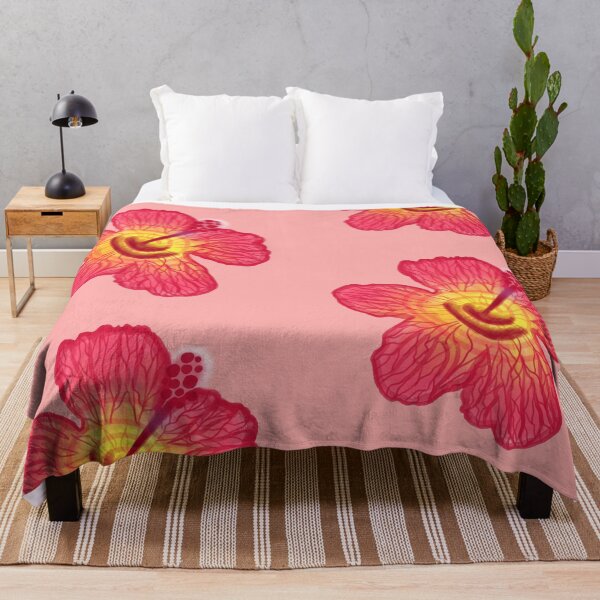 Item preview, Summerlike pink-yellow hibiscus designed and sold by Art-by-Sina.