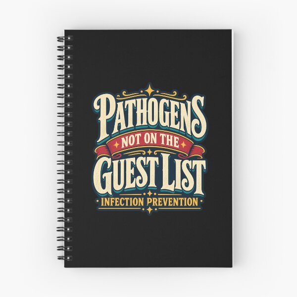 Item preview, Pathogens Not on the Guest List Infection Preventionist designed and sold by MOTIFOLK.