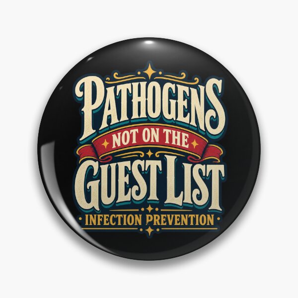 Item preview, Pathogens Not on the Guest List Infection Preventionist designed and sold by MOTIFOLK.